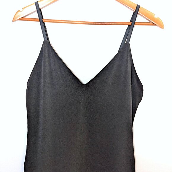 NWT Alice + Olivia | AIR Cate Bodycon Black Mini Dress w/ Sheer Mesh Panel | 12 - Picture 7 of 13